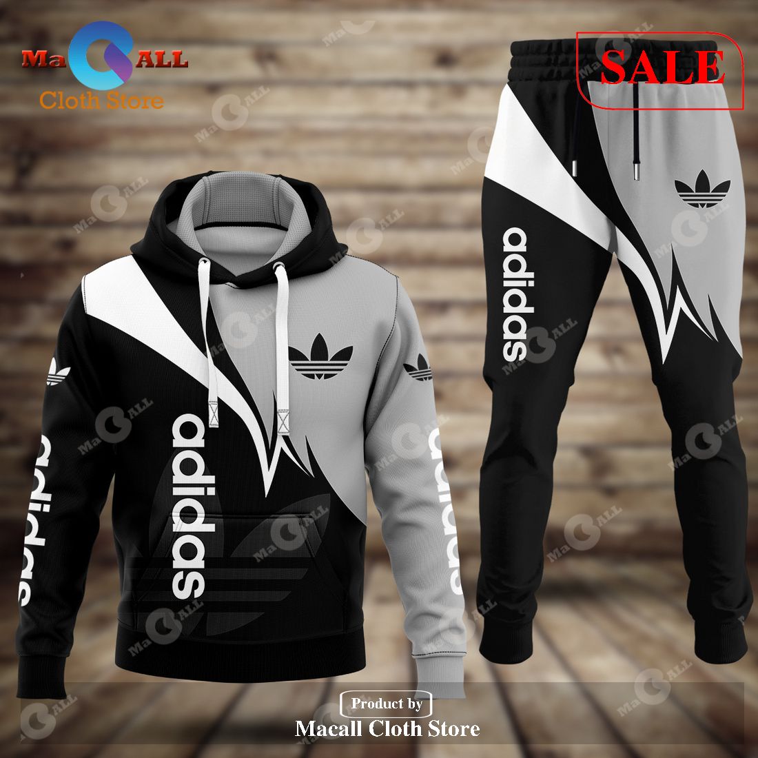 [SALE] Adidas Premium Fashion All Over Printed Hoodie Sweatshirt 3D LIMITED EDITION – ADD001521