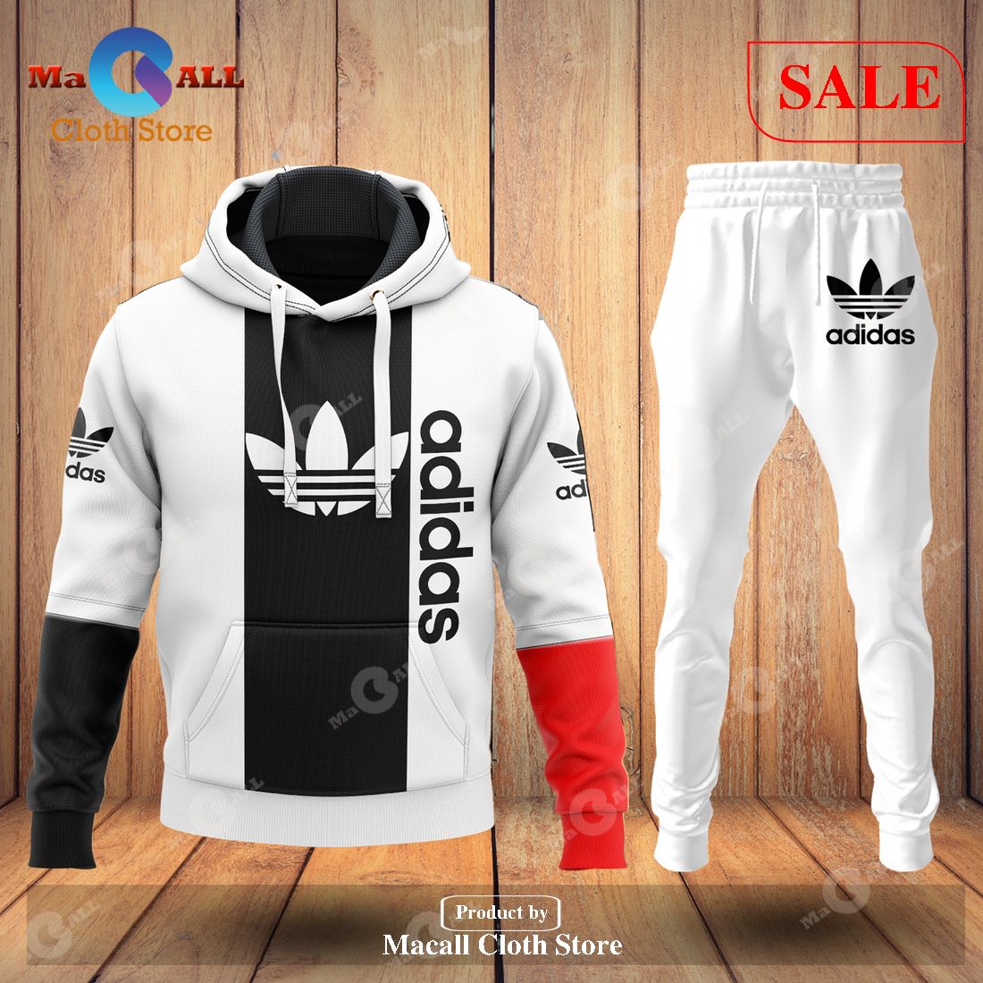 [SALE] Adidas Premium Fashion All Over Printed Hoodie Sweatshirt 3D LIMITED EDITION – ADD001523