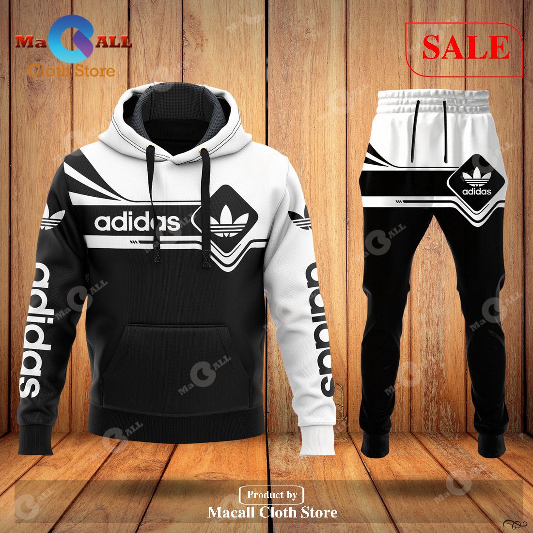 [SALE] Adidas Premium Fashion All Over Printed Hoodie Sweatshirt 3D LIMITED EDITION – ADD001529