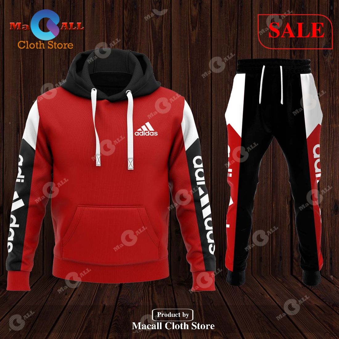 [SALE] Adidas Premium Fashion All Over Printed Hoodie Sweatshirt 3D LIMITED EDITION – ADD001531