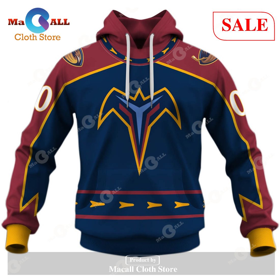 [SALE] Personalized NHL Atlanta Thrashers Winnipeg Jets 1999 Vintage Away Jersey Hoodie Sweatshirt 3D