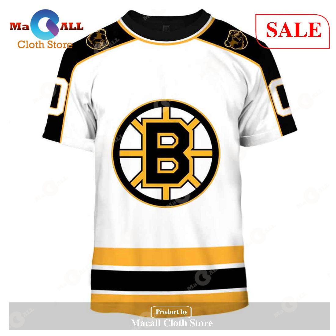 [SALE] Personalized Boston Bruins 1995- 1996   2005- 2006 Vintage Home Jersey Hoodie Sweatshirt 3D