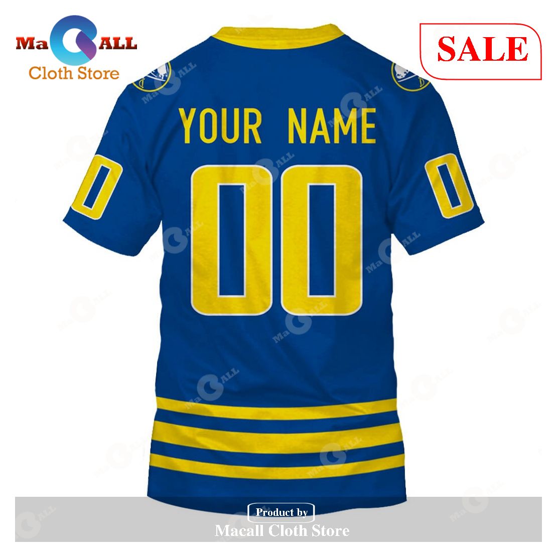 Personalized Buffalo Sabres 80s 90s Home Vintage NHL Throwback Jersey 3D  Hoodie