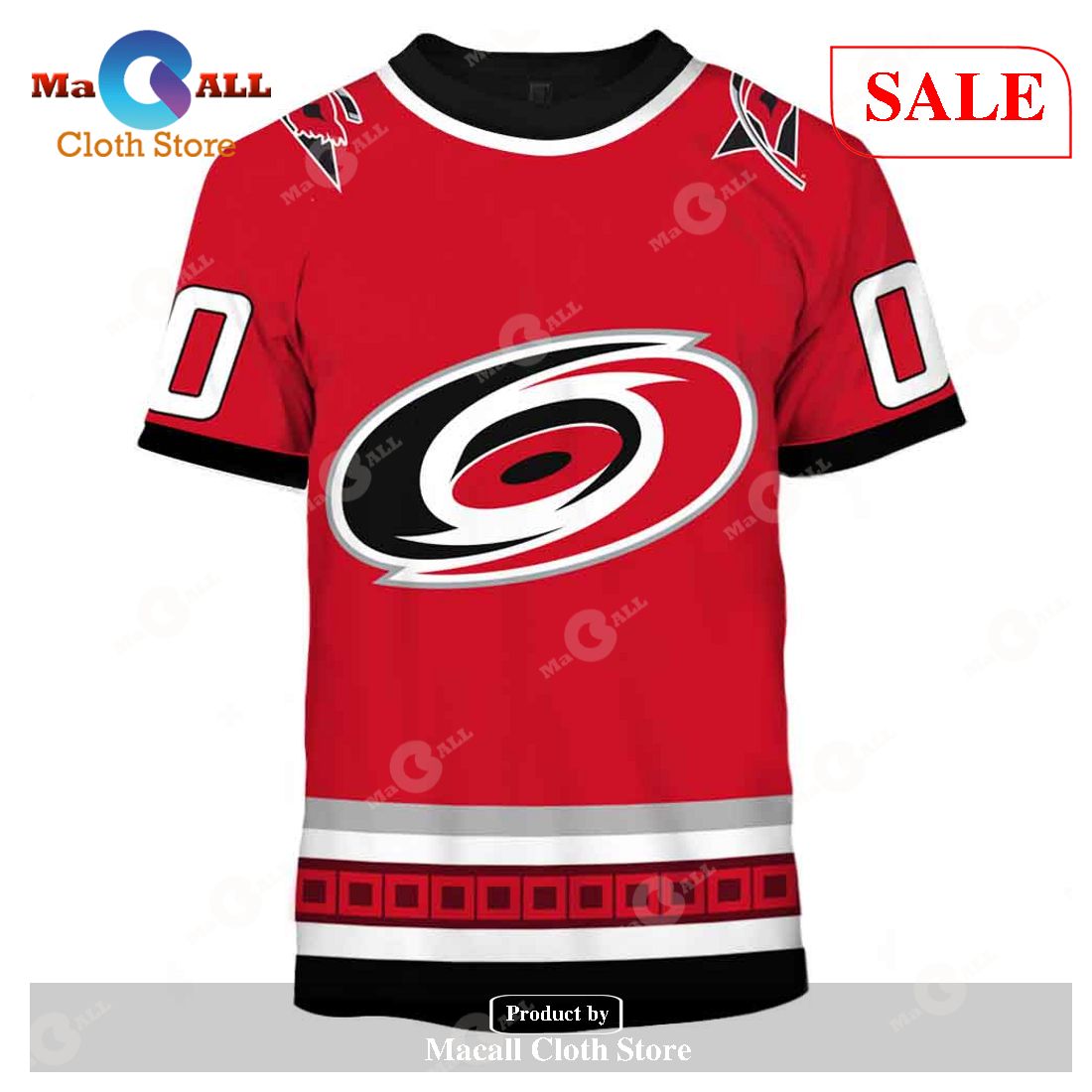 [SALE] Personalized Carolina Hurricanes 2006 Winning Vintage NHL Jersey Hoodie Sweatshirt 3D