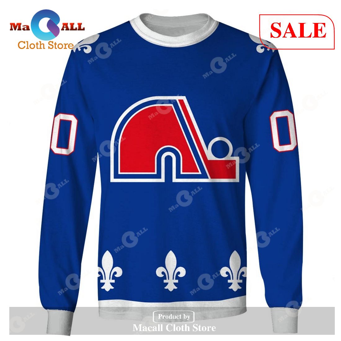 [SALE] Personalized Quebec Nordiques Throwback Vintage NHL Hockey Away ...