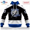 [SALE] Personalized Vintage NHL Tampa Bay Lightning White Jersey Hoodie Sweatshirt 3D