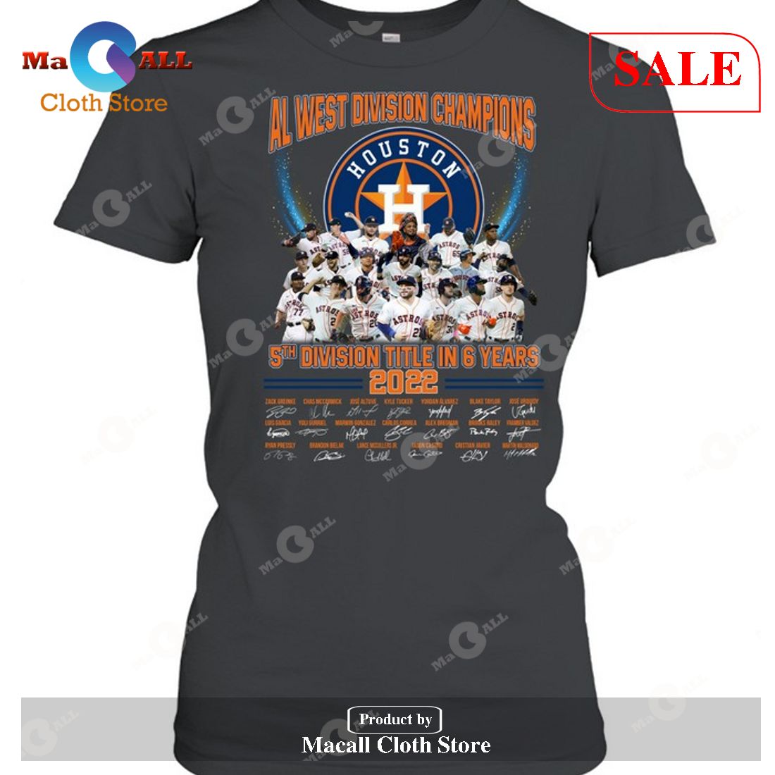 [SALE] AL West Division Champions Houston Astros 2022 T-Shirt
