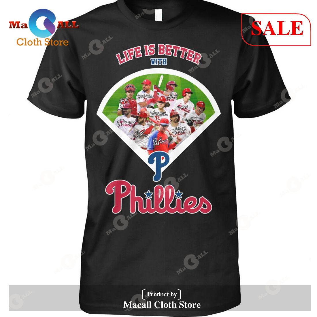 [SALE] Life Better With Phillies Tee T-Shirt