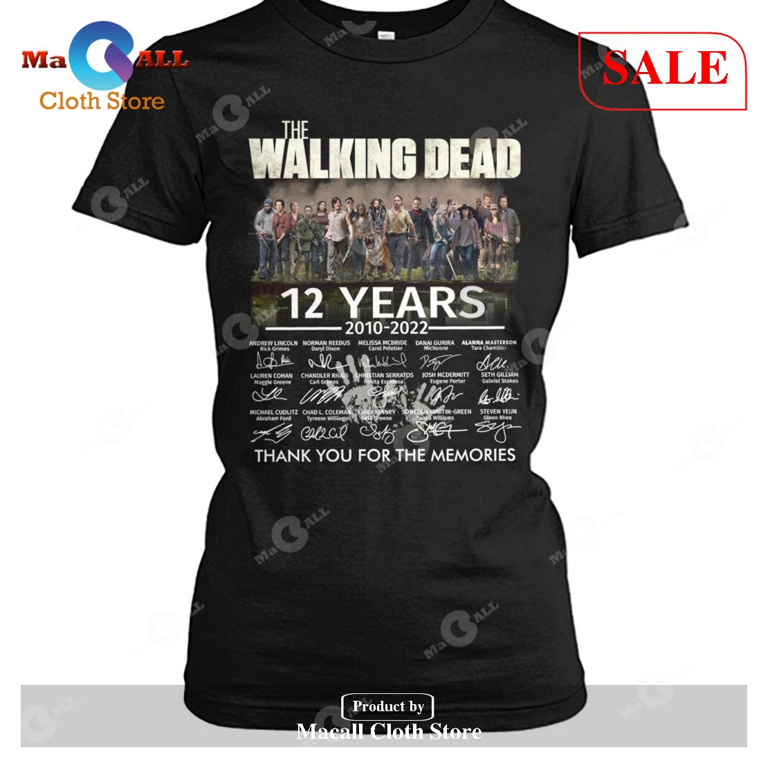 [SALE] The Walking Dead 12 Years Memories T-Shirt