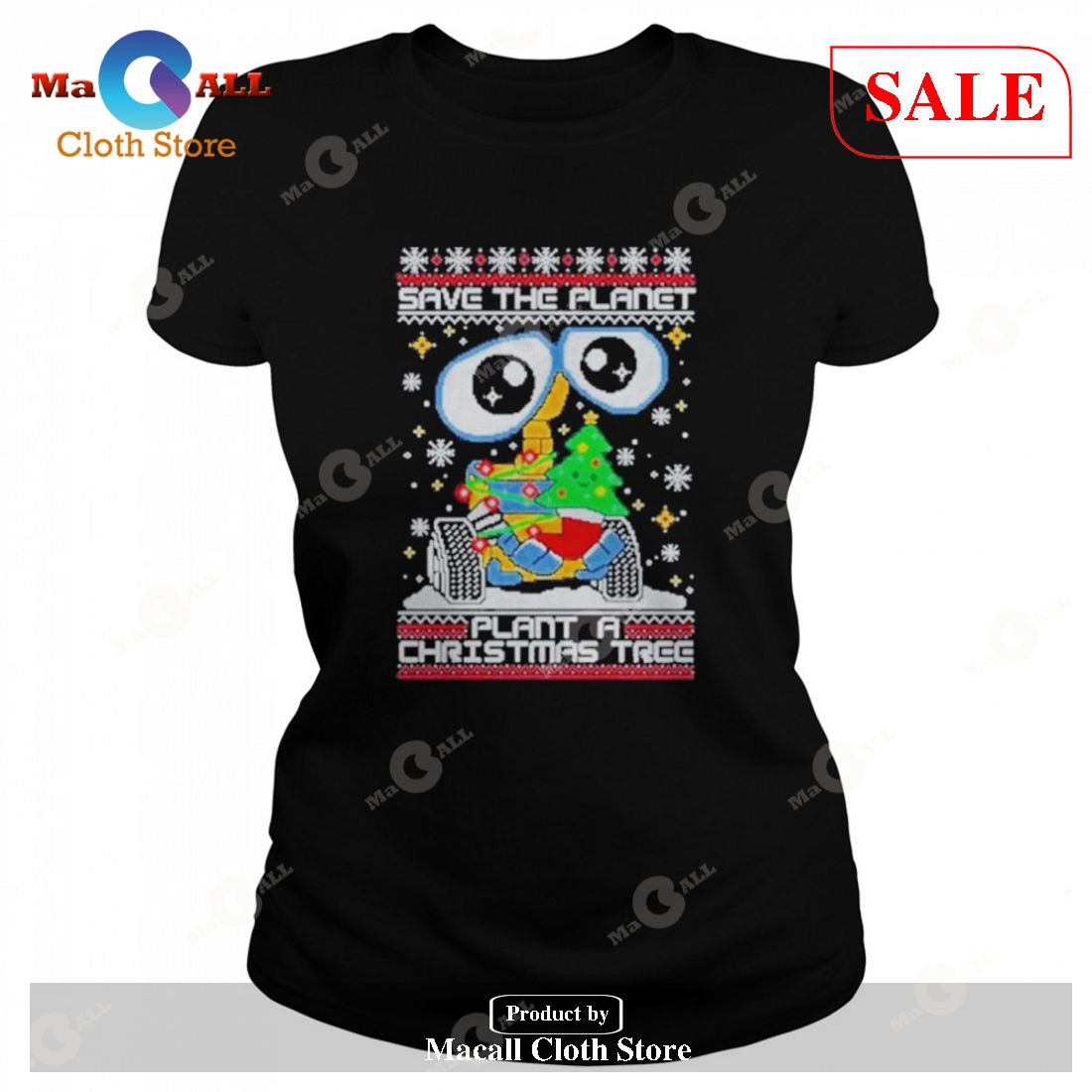 [SALE] Save The Planet Plant A Tree Ugly Christmas T-Shirt