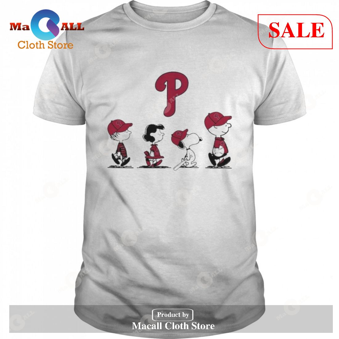 [SALE] The Peanuts characters Philadelphia Phillies 2022 abbey road T-Shirt