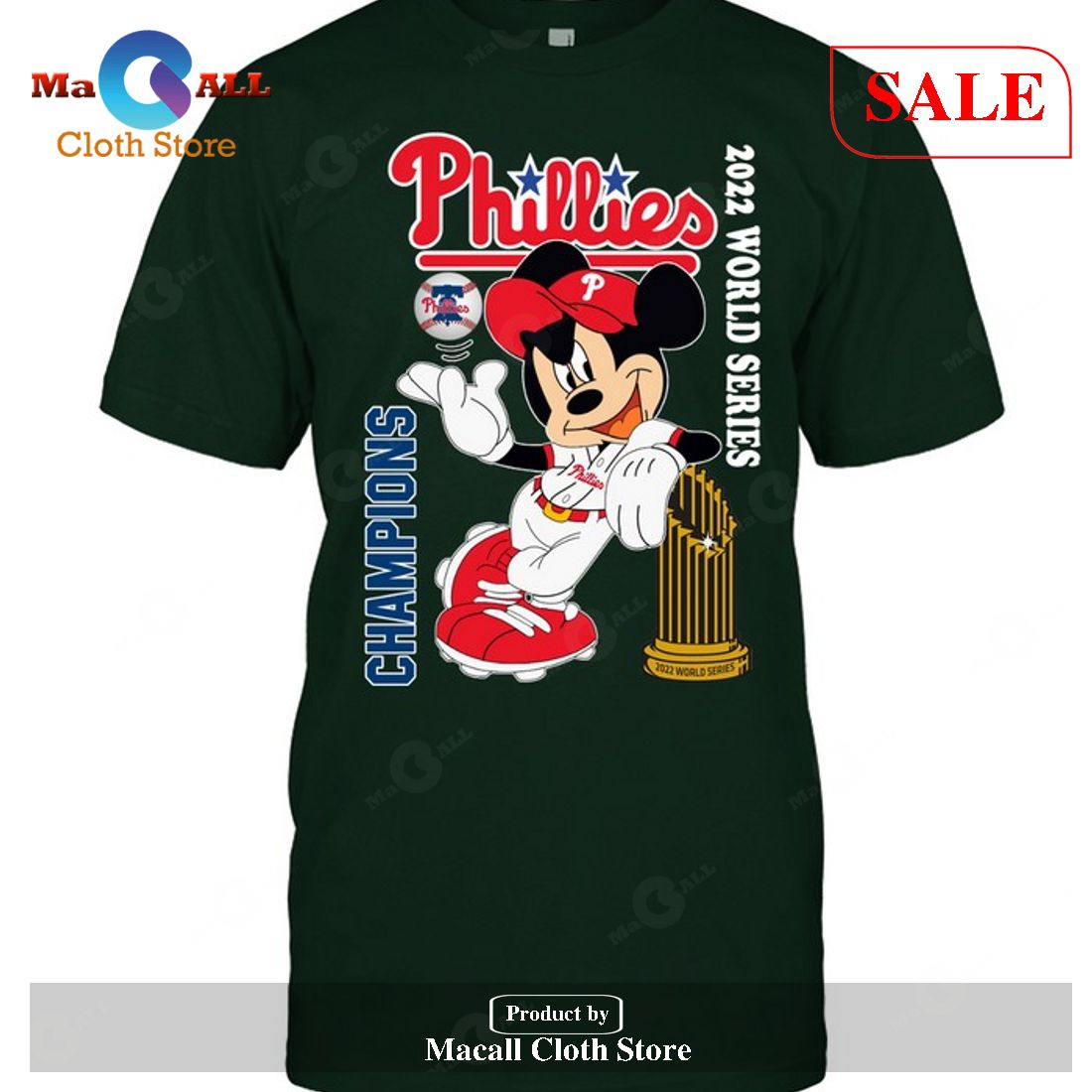 [SALE] Mickey Phillies-Unisex Tee T-Shirt