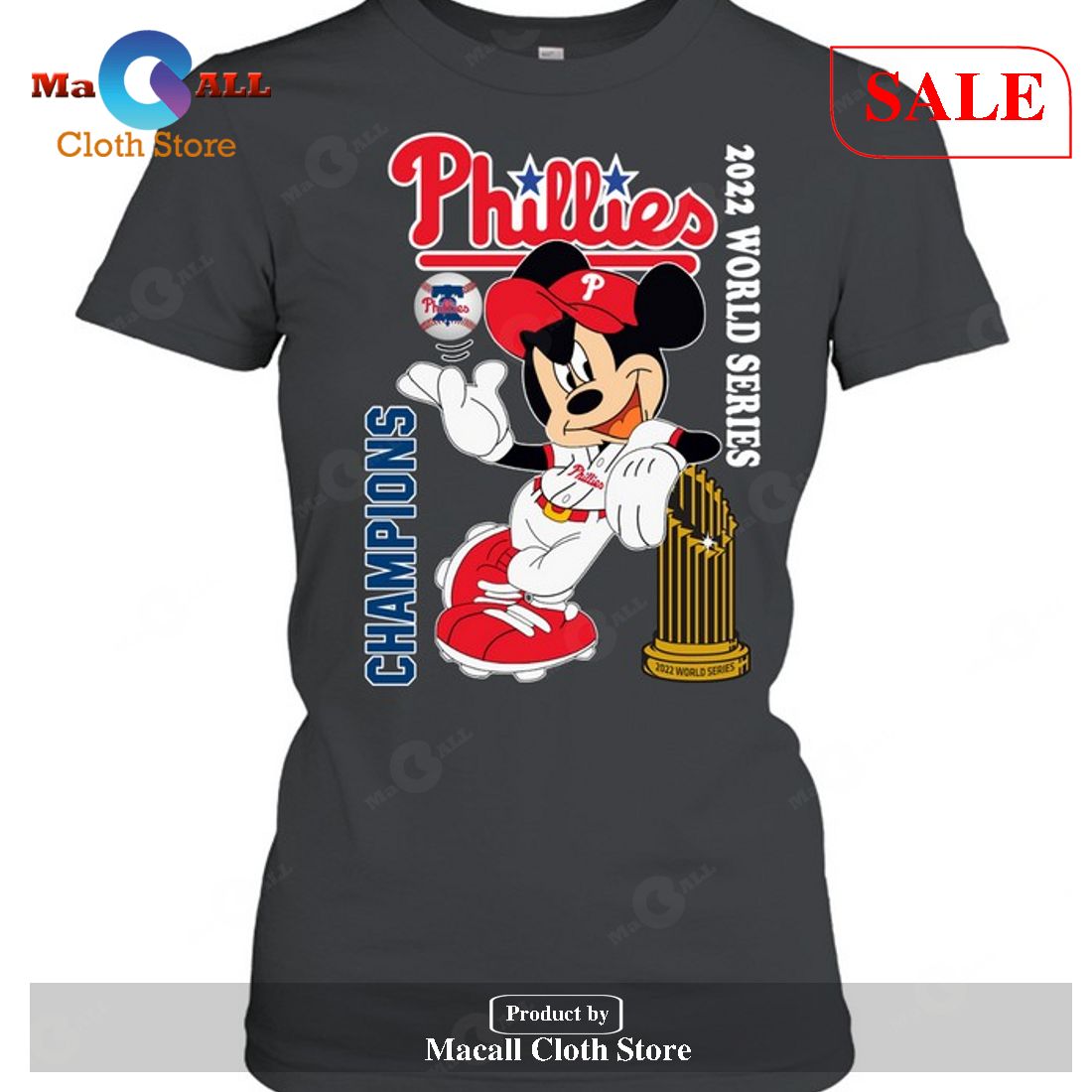 [SALE] Mickey Phillies-Unisex Tee T-Shirt