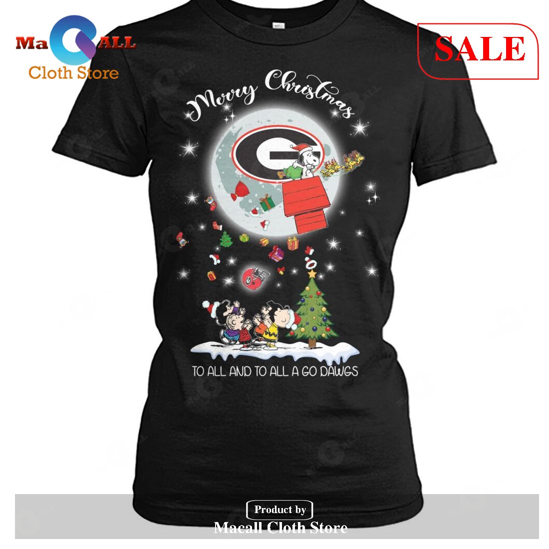 [SALE] Merry Christmas – To All And To All A Go Dawgs T-Shirt