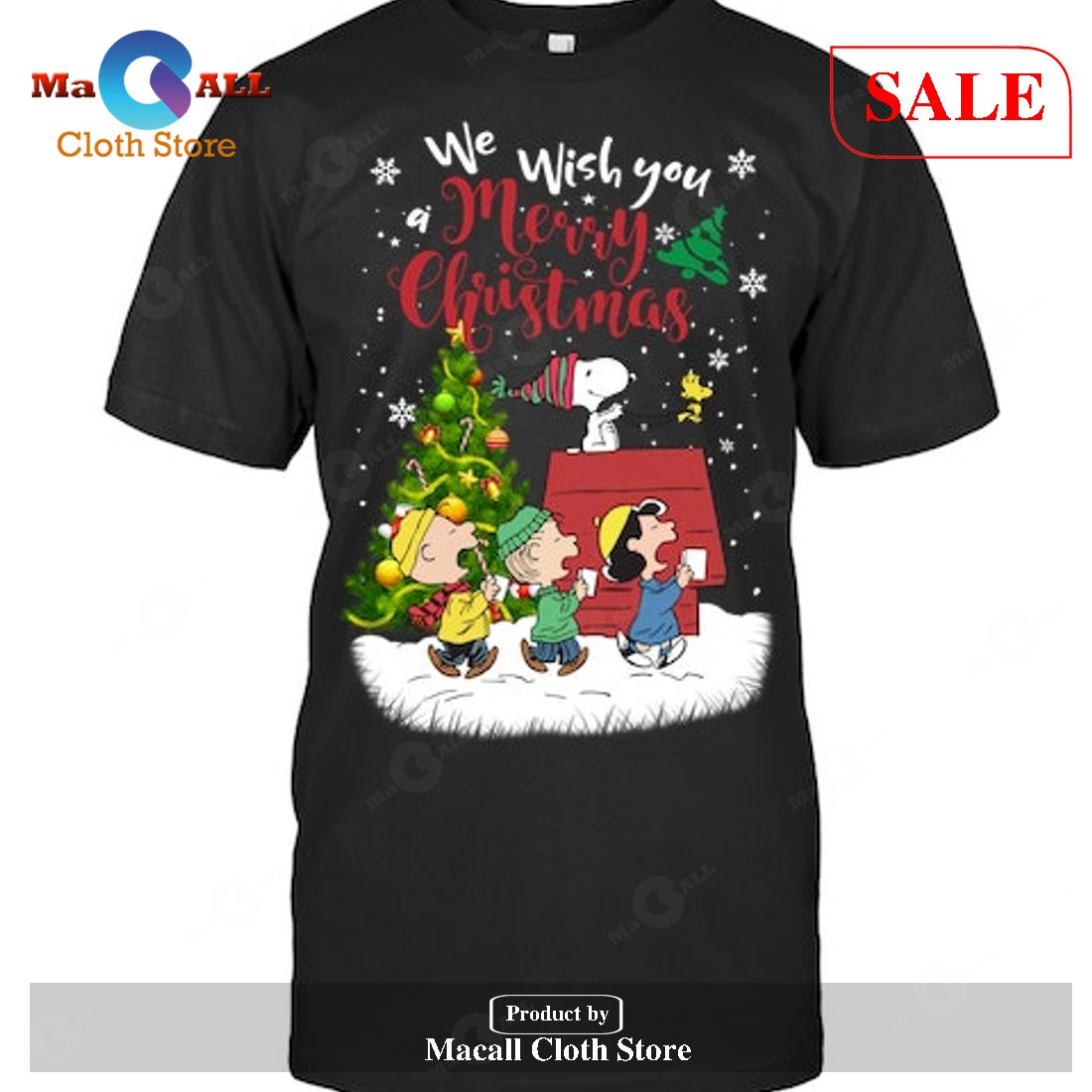 [SALE] We Wish You Merry Christmas-Unisex T-Shirt