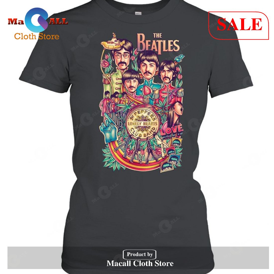 [SALE] The Beatles Lonely Heart T-Shirt