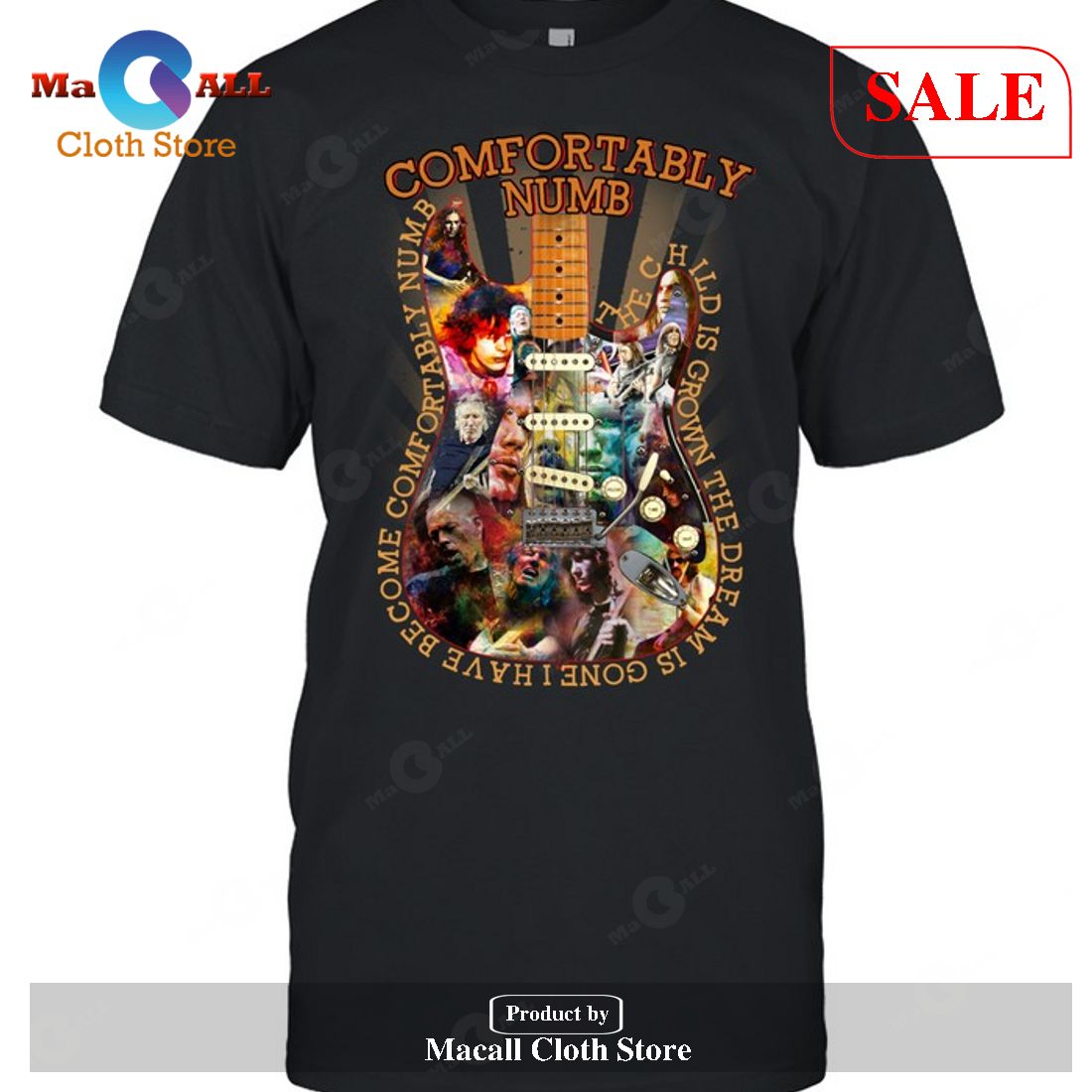 [SALE] Pink Floy Comfortably Numb-Unisex T-Shirt