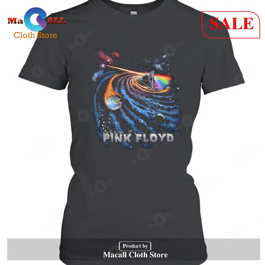 [SALE] Pink Floyd Galaxy Side Essentials T-Shirt