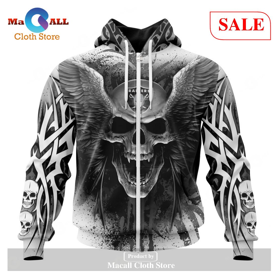 [SALE] NFL Las Vegas Raiders Special Kits With Skull Art Hoodie Sweatshirt 3D LIMITED EDITION