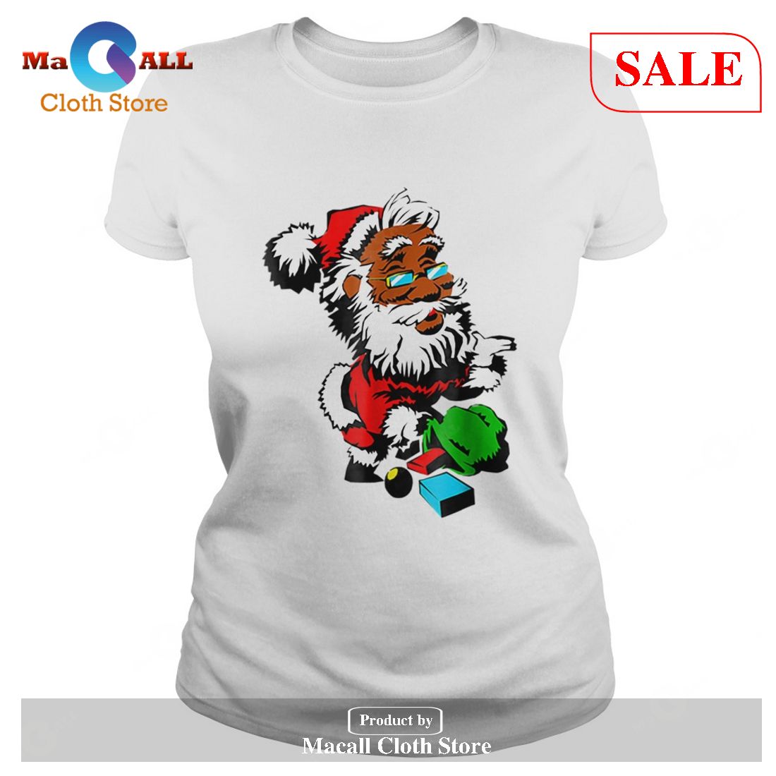 [SALE] African American Santa Claus Christmas T-Shirt