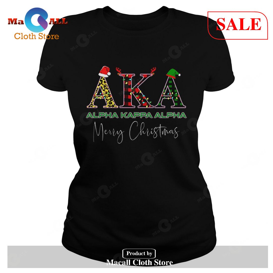 [SALE] AKA Alpha Kappa Alpha Merry Christmas T-Shirt