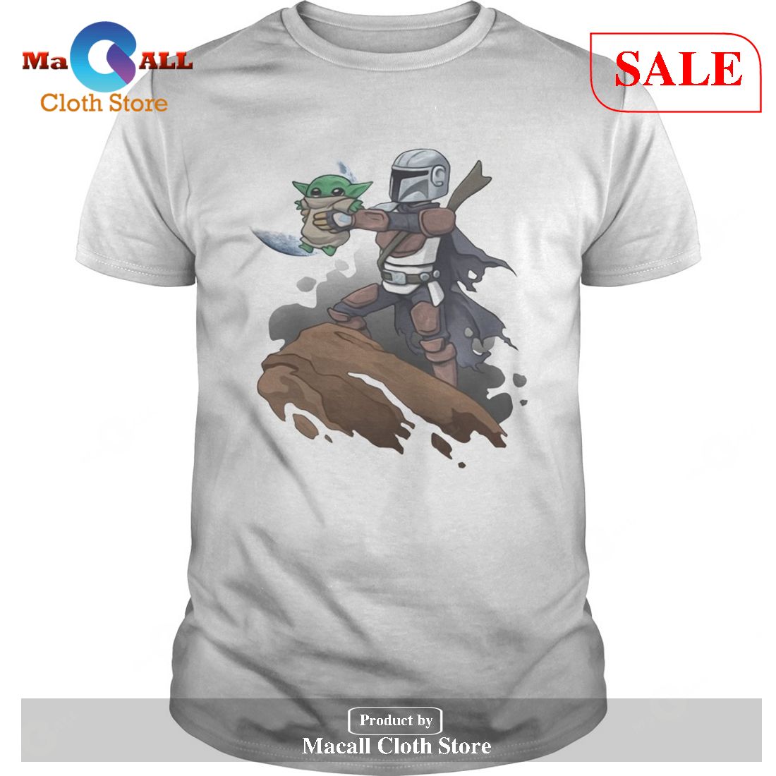 [SALE] Baby Yoda The Manrorian T-Shirt