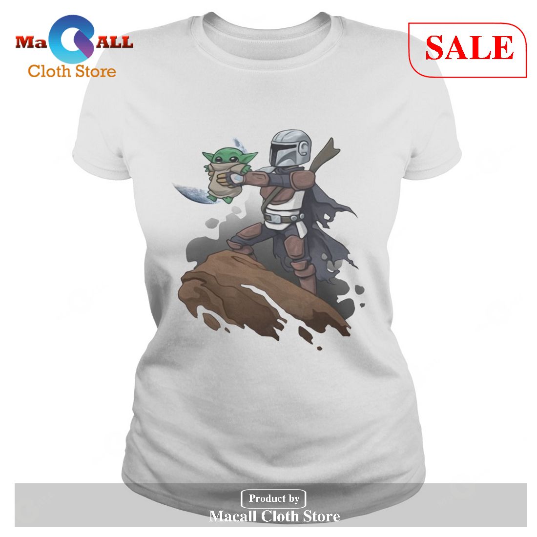 [SALE] Baby Yoda The Manrorian T-Shirt