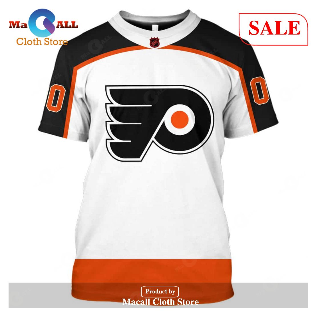 NHL Philadelphia Flyers Reverse Retro Personalized Hoodie