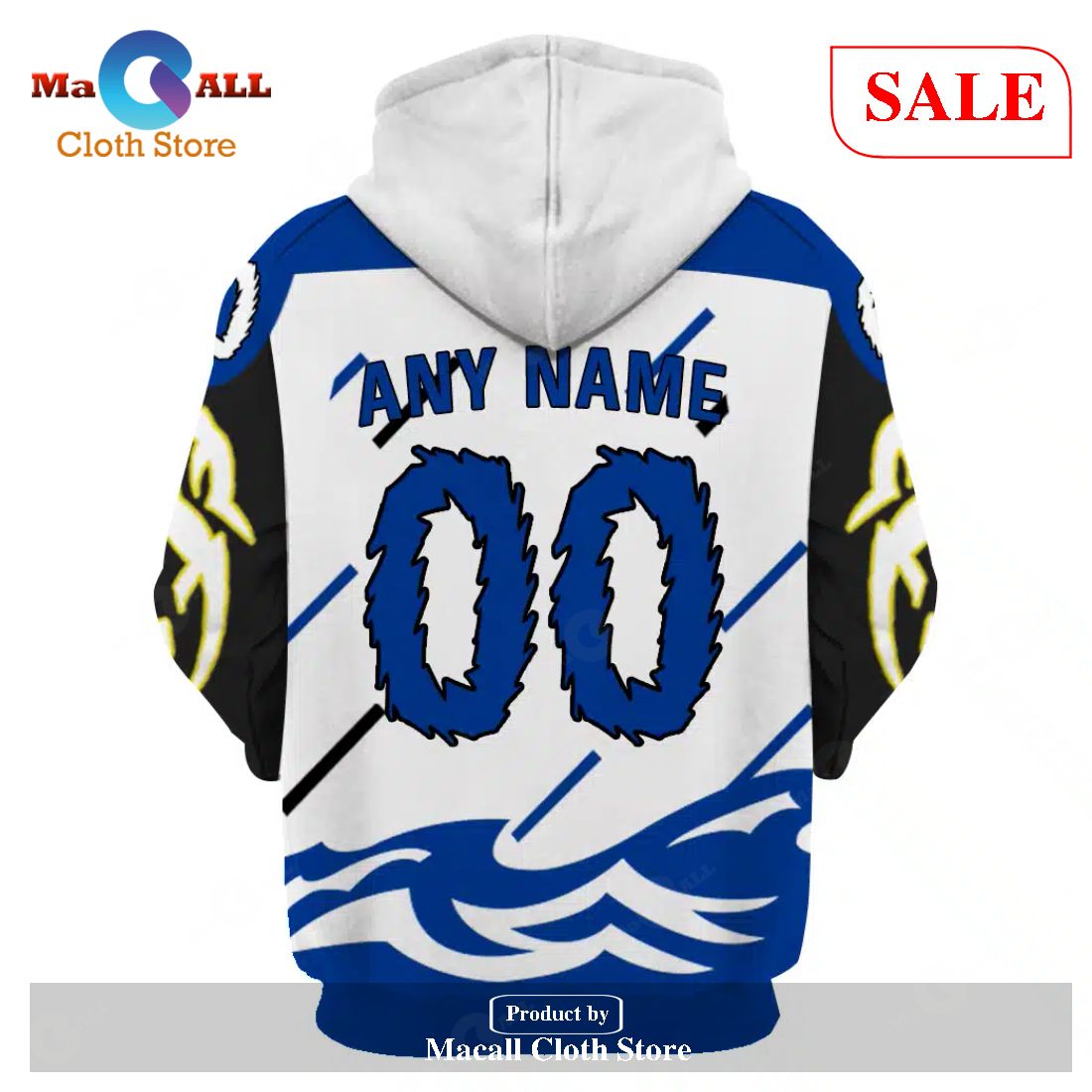 Custom Hockey Jerseys Tampa Bay Lightning Jersey Name and Number 2022 White Reverse Retro