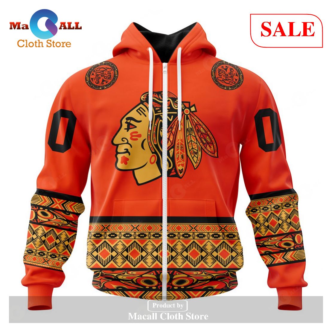 [SALE] Personalized NHL Chicago BlackHawks – Specialized National Day For Truth And Reconciliation Hoodie Sweatshirt 3D