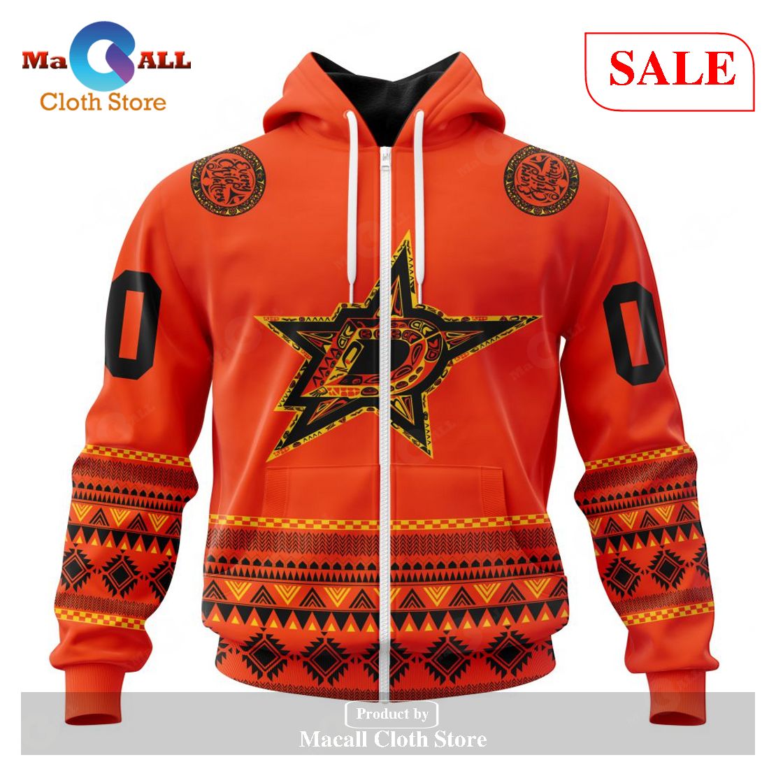 [SALE] Personalized NHL Dallas Stars – Specialized National Day For Truth And Reconciliation Hoodie Sweatshirt 3D