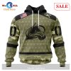 [SALE] Personalized NHL Columbus Blue Jackets Special Camo Military Appreciation Hoodie Sweatshirt 3D LIMITED EDITION