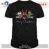 [SALE] He protects he attacks he also takes naps ugly christmas Baby Yoda T-Shirt