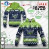 [SALE] Personalize Name Christmas NRL Brisbane Broncos Hoodie Sweatshirt 3D LIMITED EDITION