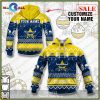 [SALE] Personalize Name Christmas NRL New Zealand Warriors Hoodie Sweatshirt 3D LIMITED EDITION