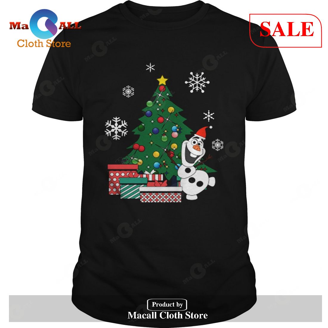 [SALE] Olaf Around The Christmas Tree Frozen T-Shirt