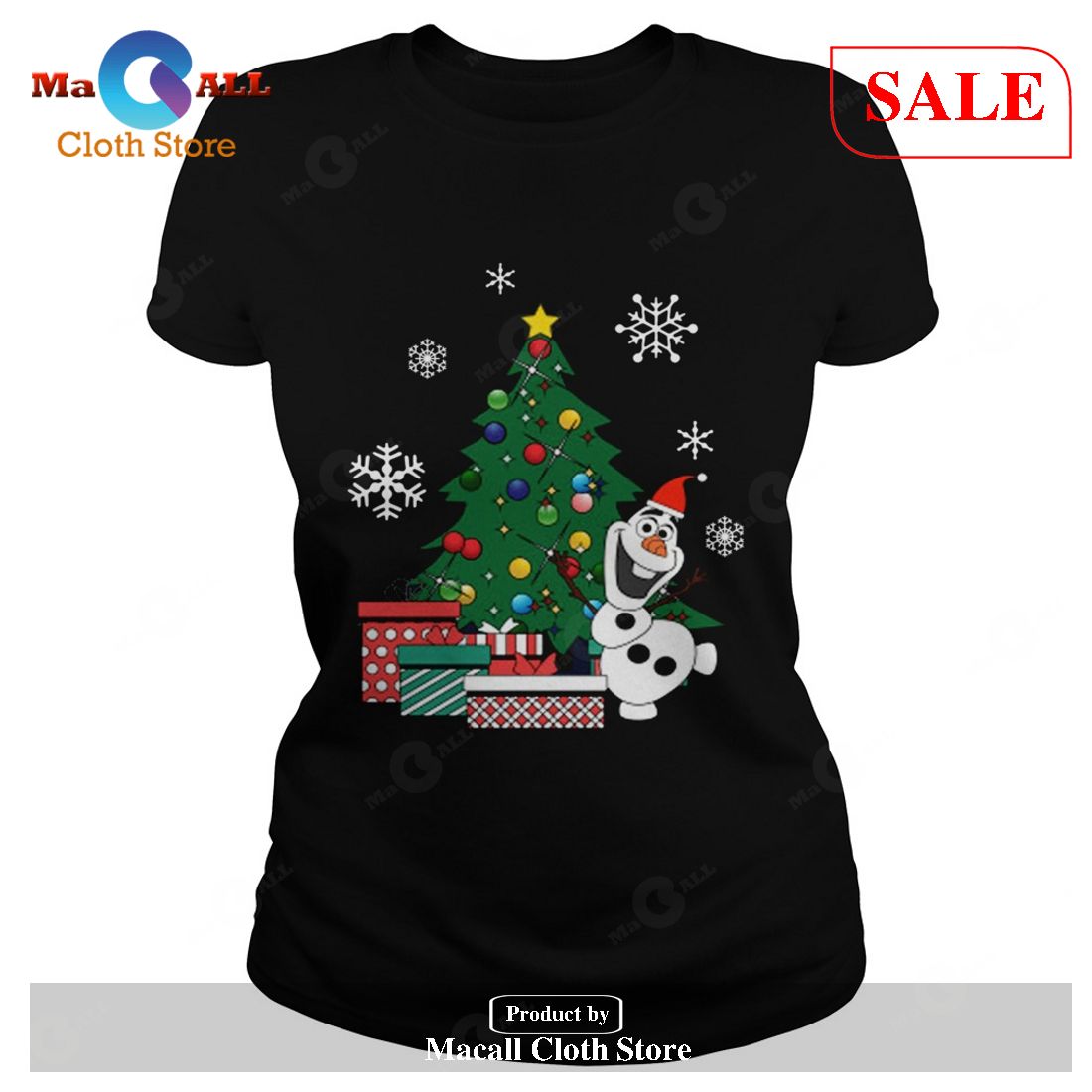 [SALE] Olaf Around The Christmas Tree Frozen T-Shirt