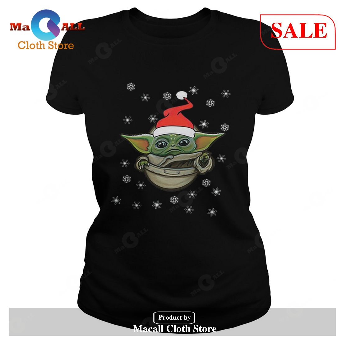 [SALE] Santa Baby Yoda Snow Merry Christmas T-Shirt