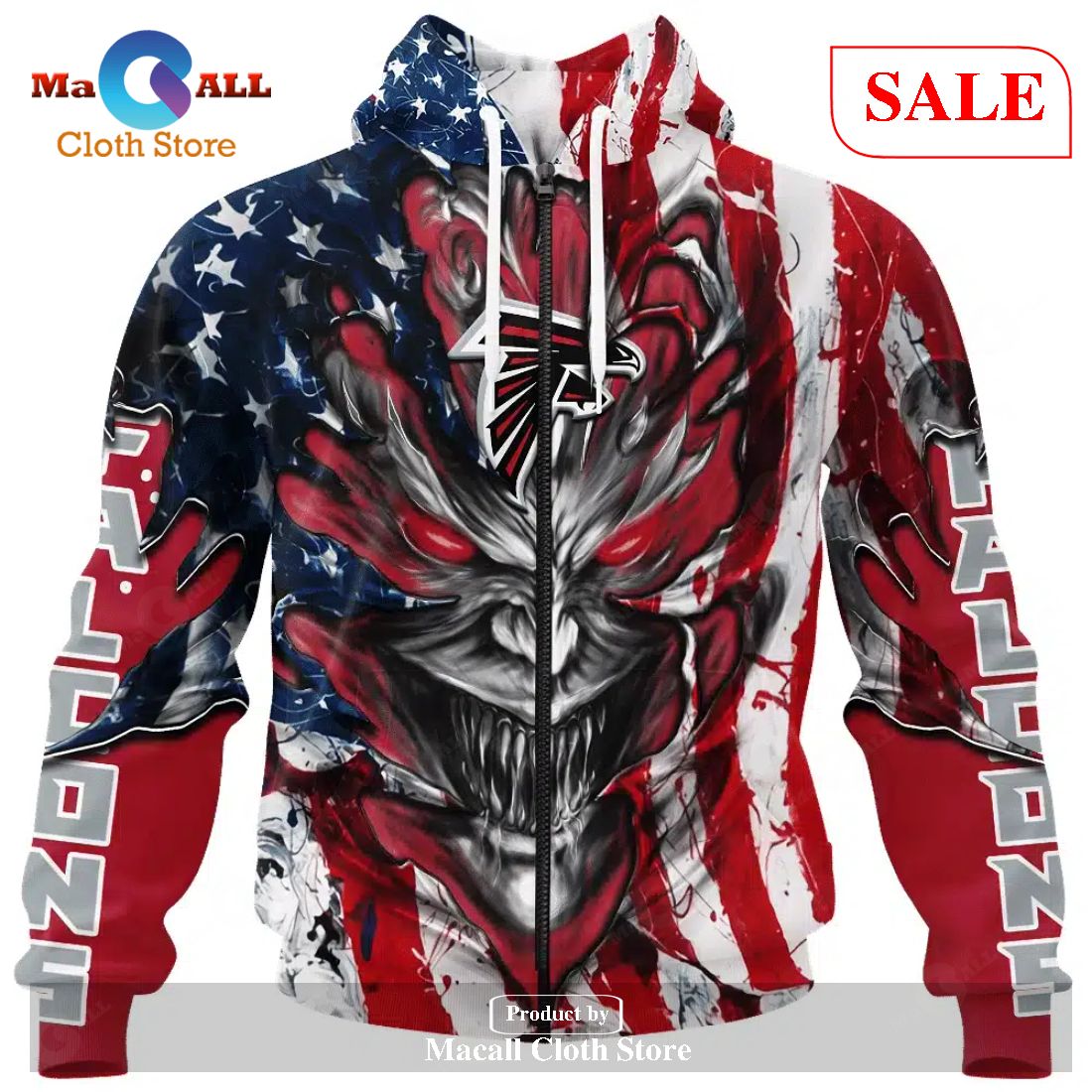 BEST NFL Atlanta Falcons Salute To Service - Honor Veterans And Their  Families 3D Hoodie