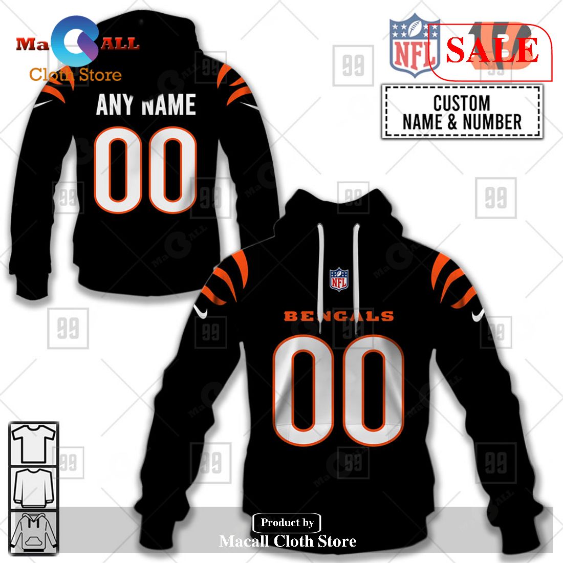 BEST NFL Cincinnati Bengals Salute To Service - Honor Veterans And Their  Families 3D Hoodie