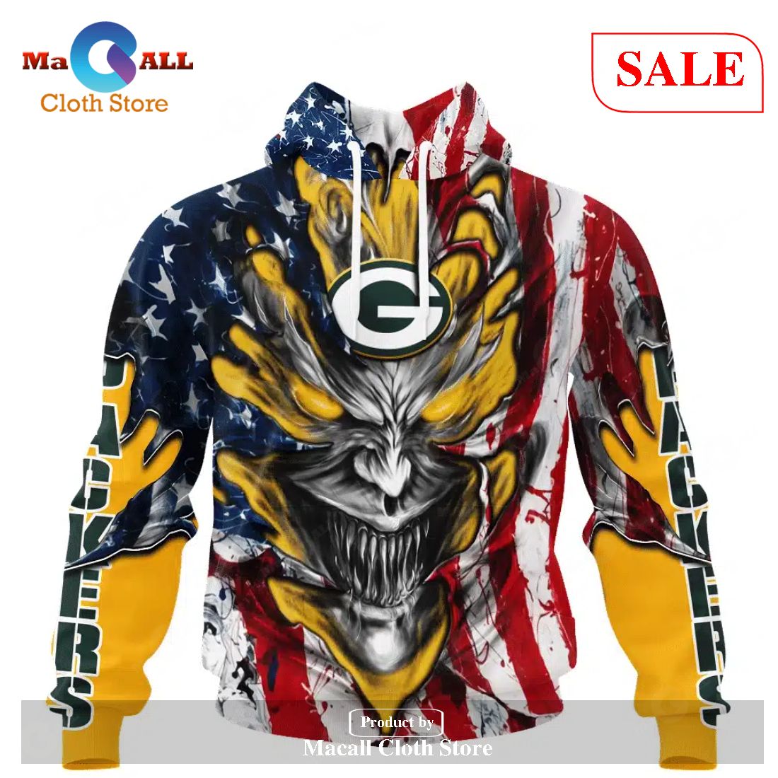 BEST NFL Green Bay Packers Salute To Service - Honor Veterans And Their  Families 3D Hoodie