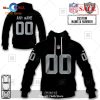 [SALE] Personalized NFL Las Vegas Raiders Demon Face American Flag Hoodie Sweatshirt 3D LIMITED EDITION