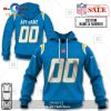 [SALE] Personalized NFL Los Angeles Rams Demon Face American Flag Hoodie Sweatshirt 3D LIMITED EDITION