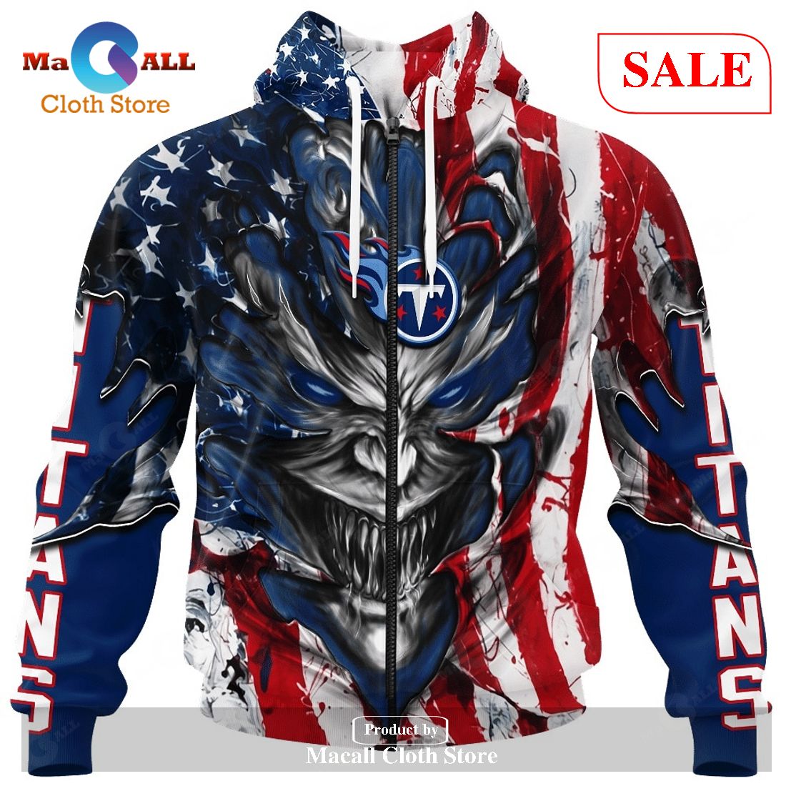 BEST NFL Tennessee Titans Salute To Service - Honor Veterans And Their  Families 3D Hoodie