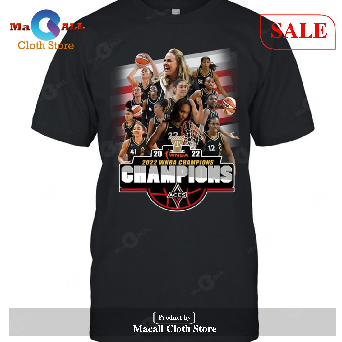 [SALE] Las Vegas Aces Lover WNBA Champions-Unisex T-Shirt