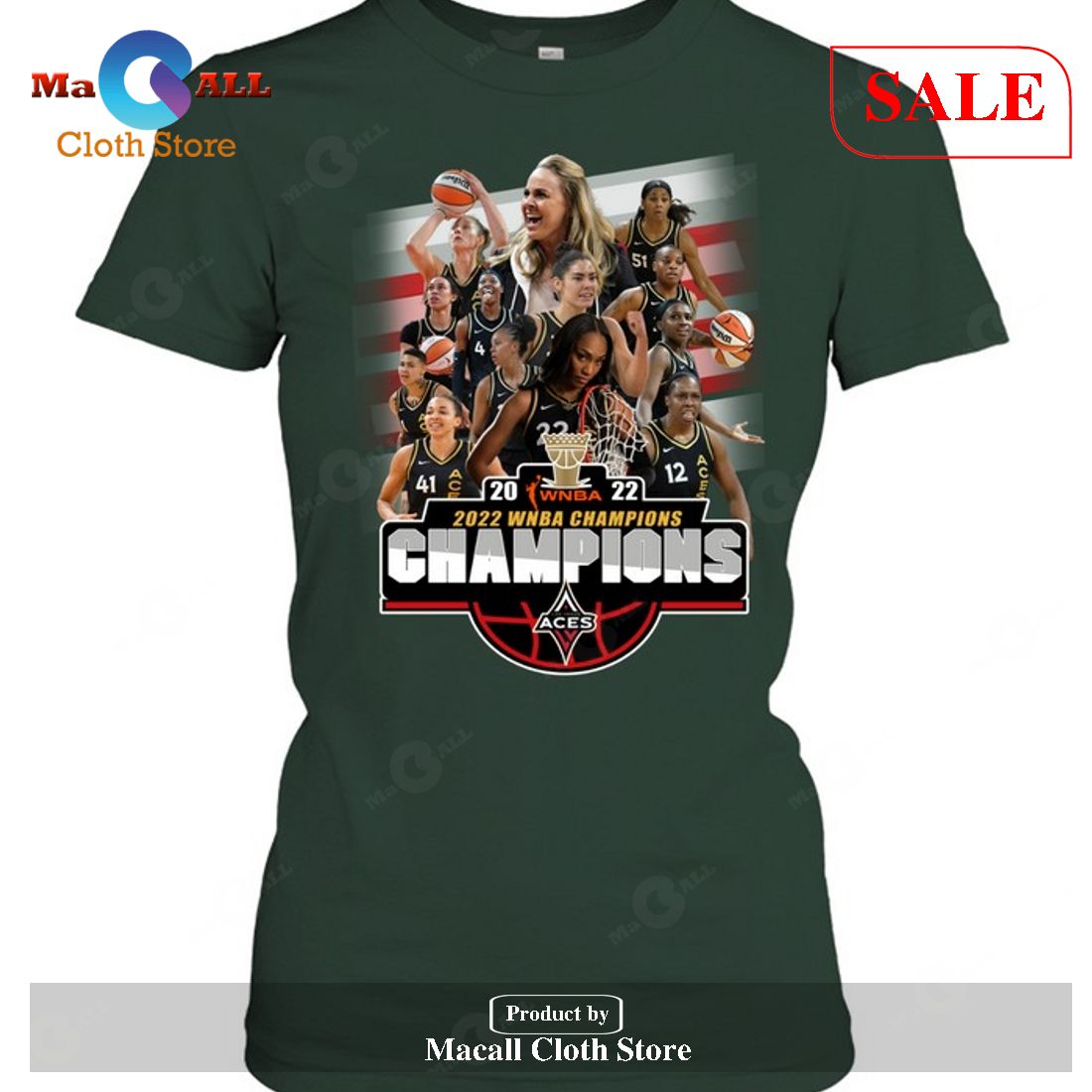 [SALE] Las Vegas Aces Lover WNBA Champions-Unisex T-Shirt