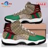 [SALE] Gucci Tiger Brown Air Jordan 11 Sneakers Shoes Hot 2022 Gifts For Men Women POD Design
