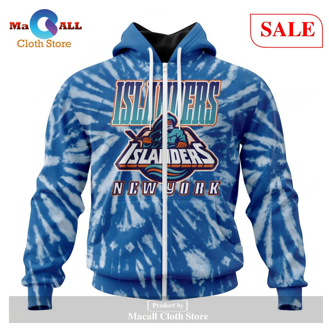 [SALE] Personalized NHL New York Islanders Special Retro Vintage Tie – Dye Hoodie Sweatshirt 3D LIMITED EDITION