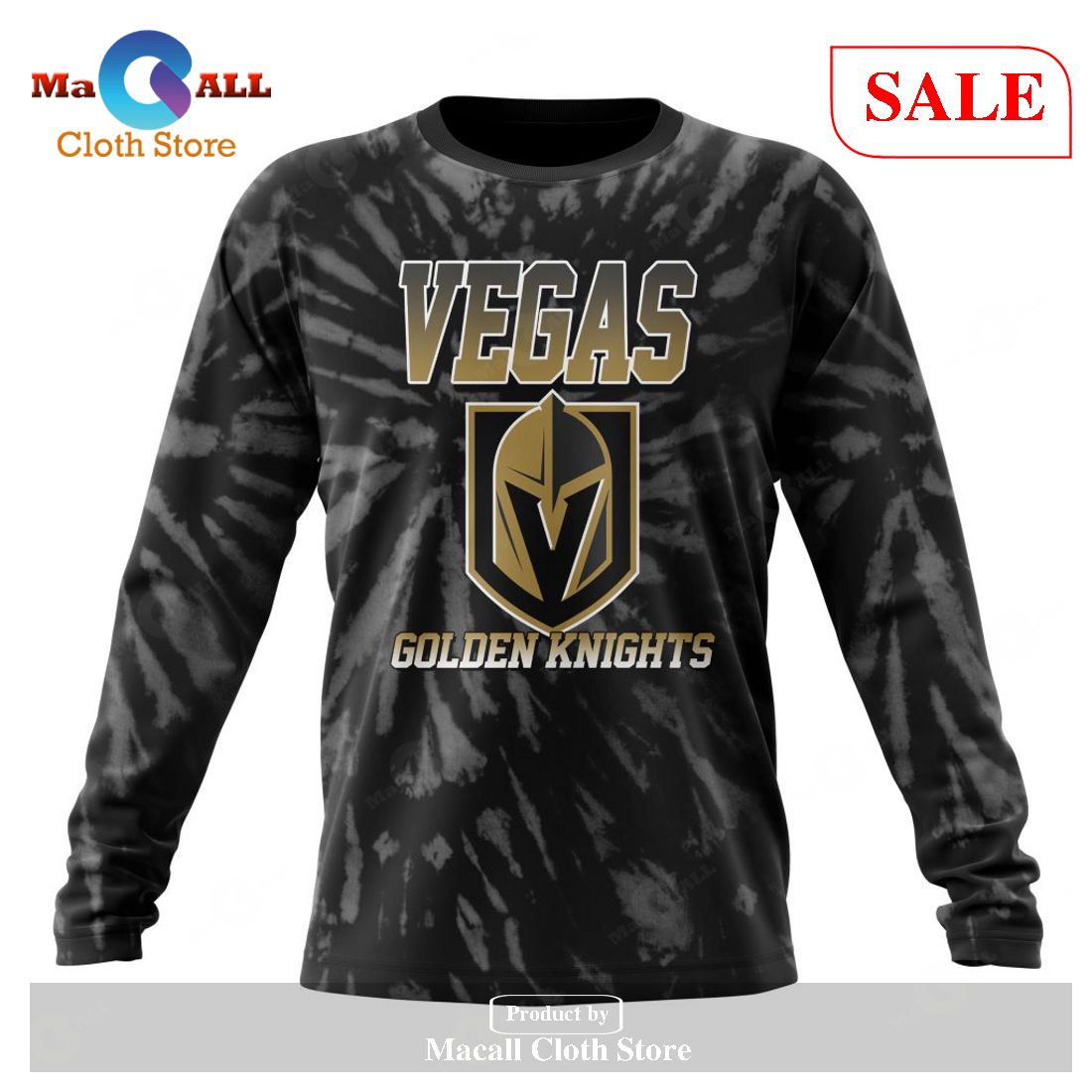Vegas Knights Hoodie 3D Grateful Dead Tie Dye Custom Vegas Golden Knights  Gift - Personalized Gifts: Family, Sports, Occasions, Trending