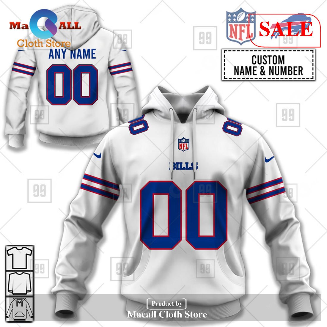 Buffalo Bills Buffalo Bills Nfl Buffalo Bills Apparel 19625 3D Hoodie